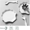 imageDOWAN White Ceramic Spoon Rest for Kitchen Counter Dishwasher Safe Spoon Holder for Stove Top ShellShaped Kitchen Spoon Holder for Kitchen Utensils Ladle Holder Modern Farmhouse Kitchen Decor