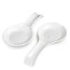 imageDOWAN Spoon Rest White Spoon Holder for Stove Top Owl Spoon Rest for Kitchen Counter Farmhouse Kitchen Decor and Accessories Set of 2