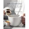 imageDOWAN Coffee Mug 17 Oz Soup Mugs with Handle Wide Large Coffee Mugs for Latte Cappuccino Tea White Coffee Mugs Dishwasher ampamp Microwave Safe Set of 2 Wedding Gift