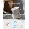 imageDOWAN Coffee Mug 17 Oz Soup Mugs with Handle Wide Large Coffee Mugs for Latte Cappuccino Tea White Coffee Mugs Dishwasher ampamp Microwave Safe Set of 2 Wedding Gift