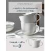 imageDOWAN Coffee Mug 17 Oz Soup Mugs with Handle Wide Large Coffee Mugs for Latte Cappuccino Tea White Coffee Mugs Dishwasher ampamp Microwave Safe Set of 2 Wedding Gift