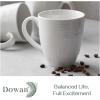 imageDOWAN Coffee Mugs 17 oz Coffee Cups for Mothers Day Gifts Ceramic Coffee Mugs Set of 6 for Women Men TurquoiseWhite