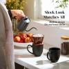 imageDOWAN Coffee Mugs Black Coffee Mugs Set of 6 16 oz Ceramic Coffee Cups with Large Handles for Men Women Porcelain Big Mug for Tea Latte Mug Gifts for Home Office PartyMatte Black