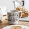 imageDOWAN Coffee Mugs Set 18 Oz Large Coffee Mug Set of 6 Ceramic Mug with Large Handle for Coffee Tea Cocoa Dishwasher Safe Chipfree Modern Bohemian Ideal Gift for Morning Coffee Birthday Party