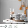 imageDOWAN Coffee Mugs Set 18 Oz Large Coffee Mug Set of 6 Ceramic Mug with Large Handle for Coffee Tea Cocoa Dishwasher Safe Chipfree Modern Bohemian Ideal Gift for Morning Coffee Birthday Party