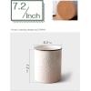 imageDOWAN Utensil Holder 65 Large Utensil Holder for Kitchen Counter Ceramic Utensil Crock with TableProtection Cork Mat Utensil Organizer Caddy for Tongs SpoonsWhite
