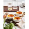 imageDOWAN 4 oz Ramekins with Lids Oven Safe for Creme Brulee Souffle Porcelain Ramekins for Baking Small Bowls Set of 6 Glaze with Specks4 oz