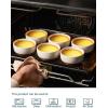 imageDOWAN 4 oz Ramekins with Lids Oven Safe for Creme Brulee Souffle Porcelain Ramekins for Baking Small Bowls Set of 6 Glaze with Specks4 oz