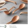 imageDOWAN Asian Soup Spoon  Japanese Ramen Spoon Chinese Pho Spoon Ceramic Soup Spoon for Ramen Pho Wonton Dumpling Miso 67 Inches Long Hooked Handle Bohemian Style Set of 6 Orange