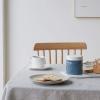 imageDOWAN Butter Crock French Butter Dish for Spreadable Soft Butter Ceramic Butter Keeper With Lid for Countertop Butter Dish With Waterline Housewarming Gift Kitchen and Home Decor WhiteBlue Airy
