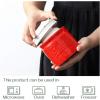imageDOWAN Butter Crock French Butter Dish for Spreadable Soft Butter Ceramic Butter Keeper With Lid for Countertop Butter Dish With Waterline Housewarming Gift Kitchen and Home Decor WhiteRed