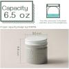 imageDOWAN Butter Crock French Butter Dish for Spreadable Soft Butter Ceramic Butter Keeper With Lid for Countertop Butter Dish With Waterline Housewarming Gift Kitchen and Home Decor WhiteGray
