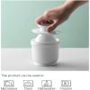 imageDOWAN Porcelain Butter Crock French Butter Dish for Fresh Spreadable Butter Butter Keeper with Water Line No More Hard Butter Housewarming Gift for Butter Lovers White10 White
