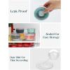 imageDOWAN Ramekins 6 oz Oven Safe with Lids for Creme Brulee Souffle Ceramic Custard Cups for Baking Dipping Bowls Condiment Sauce Cups Set of 6 Vintage Blue6 oz