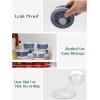 imageDOWAN Ramekins 6 oz Oven Safe with Lids for Creme Brulee Souffle Ceramic Custard Cups for Baking Dipping Bowls Condiment Sauce Cups Set of 6 Vintage Blue6 oz