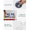 imageDOWAN Ramekins 6 oz Oven Safe with Lids for Creme Brulee Souffle Ceramic Custard Cups for Baking Dipping Bowls Condiment Sauce Cups Set of 6 Vintage Blue4 oz