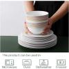 imageDOWAN 58quot Deep Soup Bowls ampamp Cereal Bowls  30 Ounces Large Bowls Set of 4 for Kitchen  White Ceramic Bowls for Cereal Soup Oatmeal Salad Ramen Noodle Rice  Dishwasher ampamp Oven SafeMulticolor