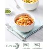 imageDOWAN 58quot Deep Soup Bowls ampamp Cereal Bowls  30 Ounces Large Bowls Set of 4 for Kitchen  White Ceramic Bowls for Cereal Soup Oatmeal Salad Ramen Noodle Rice  Dishwasher ampamp Oven SafeWhite