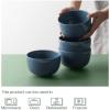 imageDOWAN 58quot Deep Soup Bowls ampamp Cereal Bowls  30 Ounces Large Bowls Set of 4 for Kitchen  White Ceramic Bowls for Cereal Soup Oatmeal Salad Ramen Noodle Rice  Dishwasher ampamp Oven SafeAiry Blue