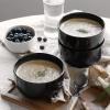 imageDOWAN 58quot Deep Soup Bowls ampamp Cereal Bowls  30 Ounces Large Bowls Set of 4 for Kitchen  White Ceramic Bowls for Cereal Soup Oatmeal Salad Ramen Noodle Rice  Dishwasher ampamp Oven SafeBlack