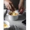 imageDOWAN 7 oz Ramekins with Lids Oven Safe Creme Brulee Ramekins with Cover and Handle Stackable Ceramic Bowls for Baking Pudding Dipping Souffle Dish Set of 4 White7 OZ