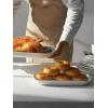 imageDOWAN Large Serving Platter 16quot14quot12quot Oval Platters Oven Safe White Serving Plates for Wedding Decor Ceramic Serving Dish for Entertaining Food Set of 3Rectangle