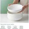 imageDOWAN Pasta Bowls 47 oz Large Salad Bowls 25quot Deep Soup Bowls Porcelain Serving Bowls Set of 4 Big Kitchen Dinner Bowl Plates Pasta Plates Microwave ampamp Dishwasher Safe Creamy White
