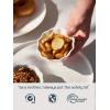 imageDOWAN Ramekins 6 oz Creme Brulee Ramekins oven safe FlowerShaped Porcelain Ramekin for Baking Pudding Souffle Dish Custard Cups Dipping Sauce Bowls Set of 6 WhiteWhite
