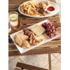 imageDOWAN 14quot Serving Trays Serving Platters Ceramic Serving Platters and Trays Rectangle Plates Set of 3 for Weddings Parties Oven Microwave Dishwasher Heat Resistant Easy to Clean White3 PCS