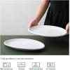 imageDOWAN 14quot White Serving Platters for Entertaining Oval Serving Plates Party Serving Trays and Platters Oven Safe Porcelain Dinner Serving Tray Serving Dishes for Meat Set of 214 in  8 in
