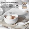 imageDOWAN 22 OZ Ceramic Cereal Bowls  525quot White Soup Bowls Set of 6 for Kitchen Bouillon Cups for Cereal Soup Oatmeal Rice Dishwasher ampamp Microwave Safe10 OZ