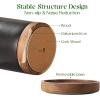 imageDOWAN 360 Rotating Extra Large Cooking Utensil Holder 76quot Kitchen Utensil Holder for Countertop Utensil Crock for Farmhouse Kitchen Decor Ceramic Stable Utensil Caddy WhiteMatte Black
