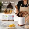 imageDOWAN 360 Rotating Extra Large Cooking Utensil Holder 76quot Kitchen Utensil Holder for Countertop Utensil Crock for Farmhouse Kitchen Decor Ceramic Stable Utensil Caddy WhiteSpecks White