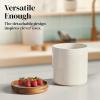 imageDOWAN 360 Rotating Extra Large Cooking Utensil Holder 76quot Kitchen Utensil Holder for Countertop Utensil Crock for Farmhouse Kitchen Decor Ceramic Stable Utensil Caddy WhiteSpecks White