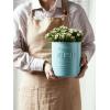 imageDOWAN 72 Extra Large Kitchen Utensil Holder  Farmhouse Utensil Holder for Countertop  Ceramic Utensil Crock with Protection Cork Mat  Kitchen Decor ampamp Housewarming Gift GreyTurquoise