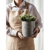 imageDOWAN 72 Extra Large Kitchen Utensil Holder  Farmhouse Utensil Holder for Countertop  Ceramic Utensil Crock with Protection Cork Mat  Kitchen Decor ampamp Housewarming Gift GreyGrey