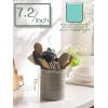 imageDOWAN 72 Extra Large Kitchen Utensil Holder  Farmhouse Utensil Holder for Countertop  Ceramic Utensil Crock with Protection Cork Mat  Kitchen Decor ampamp Housewarming Gift GreyGrey