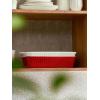 imageDOWAN 8x8 Baking dish Square Baking Pan Ceramic Casserole Dishes for Oven Cake Pan with Handle for Brownie Lasagna Casserole 2 Quart Home Gift Airy BlueRed