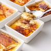 imageDOWAN Creme Brulee Ramekins 6 oz Oven Safe Small Ceramic Square Ramekin Custard Cups Souffle Baking Dish Dipping Bowls Soy Sauce Dish Appetizer Plates Set of 6 White6 oz