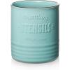 imageDOWAN 72 Extra Large Kitchen Utensil Holder  Farmhouse Utensil Holder for Countertop  Ceramic Utensil Crock with Protection Cork Mat  Kitchen Decor ampamp Housewarming Gift GreyTurquoise