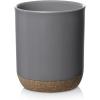 imageDOWAN Kitchen Utensil Holder 72 Large Utensil Crock Cooking Utensil Holder for Countertop TableProtection Cork Mat Heavy Stable Ceramic No Wobbling Easy to Clean Grey