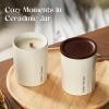 imageDOWAN Ceramic Jar Wood Wick Scented Candle for Women 8Oz White Soy Wax ampamp Beeswax Essential OilBased Fragrance  only 135 PiecesWater Lily Pear