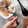 imageDOWAN Soup Spoons Set of 6 Ceramic Chinese Soup Spoon Asian Soup Spoons White Japanese Spoon Large for Ramen Pho Wonton Dumpling Miso Deep Oval Hook DesignBlack