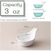 imageDOWAN Soy Sauce Dish Charcuterie Bowls 3 Oz Dipping Bowls with Handles Sauce Cups for Side Dish Dipping Serving Spice Sauce Ingredient BBQ and Party